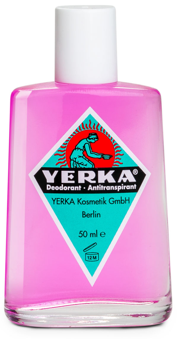 Yerka schützt zuverlässig und langanhaltend gegen unangenehmes Schwitzen und Körpergeruch!