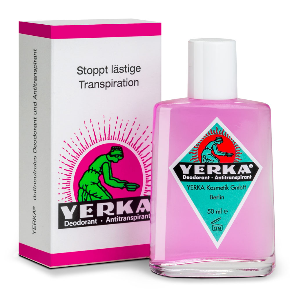 Yerka löst Ihr Schweißproblem und bietet wirksamen Schutz.