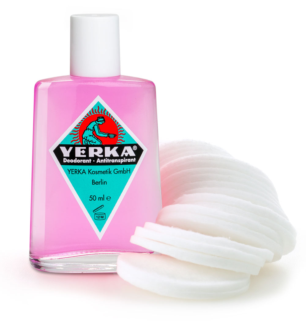 Yerka löst Ihr Schweißproblem und bietet wirksamen Schutz.