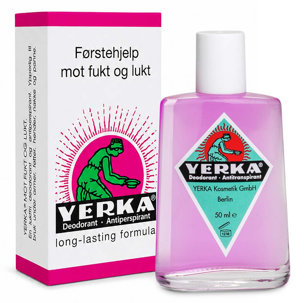 Yerka løser svetteproblemet ditt og gir effektiv beskyttelse.